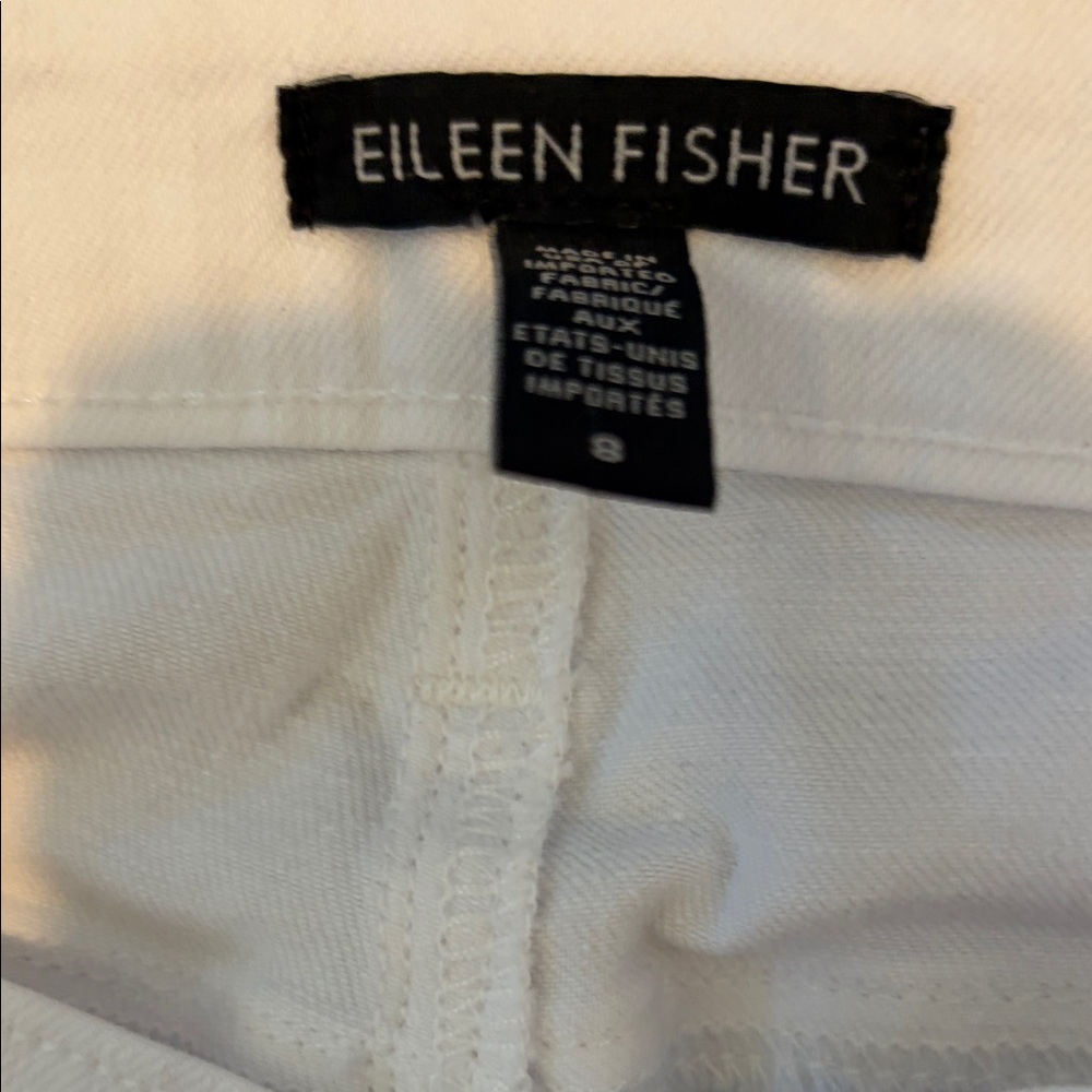Eileen Fisher Classic White Jean